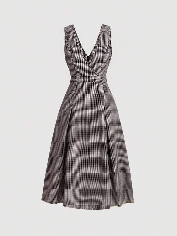 美品 SHE Tokyo Lisa houndstooth スカート36 38 スカート