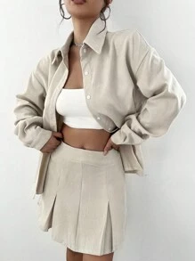 SHEIN Unity Women Two-piece Outfits - Aprikot - View 3