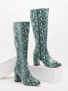 女性時尚靴子 - 彩色 - 查看 3