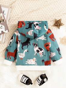 男婴卡通图案卫衣 - 彩色 - 查看 2