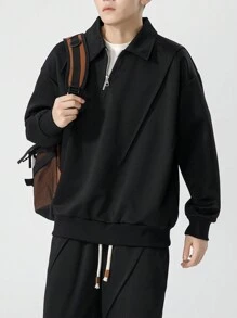 男士兩件套 - 黑色 - 查看 3