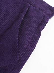 Manfinity Mode 男士大码單釦西裝外套和褲子 - 紫色 - 查看 4