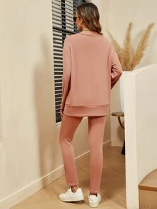 SHEIN LUNE 純色背心、打底褲和外套