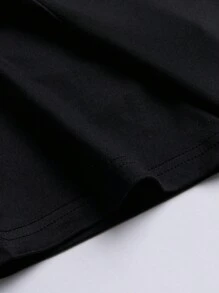 Manfinity Roughcore Áo thun nam hình đồ họa - màu đen - Xem 3