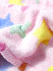 SHEIN X Care Bears 粉色小熊刺绣吹风帽，礼品，家用浴室吹风毛巾 - 粉色 - 查看 8