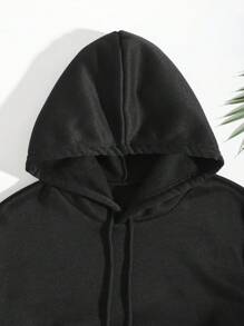 INAWLY 袋鼠口袋抽繩保暖連帽衫和運動褲