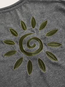 ROMWE Hippie Cami-top met borduurdetail