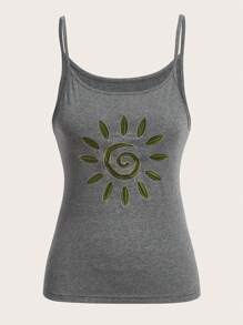 ROMWE Hippie Cami-top met borduurdetail