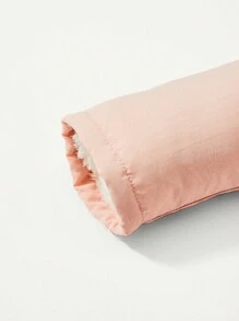 Baby Girl Fuzzy Trim Hooded Thermal Coat - Pink - View 7