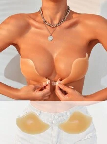 SHEIN Sujetador cierre frontal de silicona