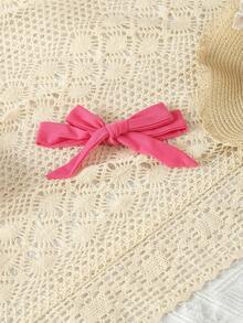 Girls Baby Ruffle Trim Tee & Floral Print Bow Front Pinafore Skirt & Headband - Multicolor - View 6