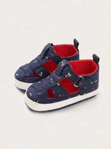 0-1 Year Old Baby Summer Soft Sole Sandals Toddler Shoes, Blue Boy Fashion