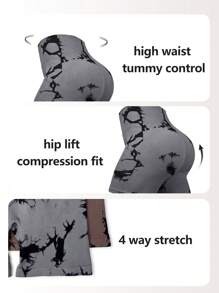 2pcs Graphic Print Wideband Waist Sports Shorts - Multicolor - View 7