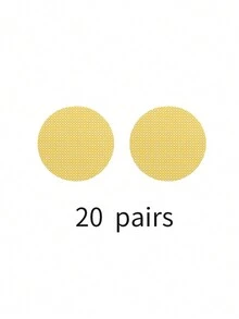 20雙男士極簡風格乳貼 - 杏色 - 查看 2