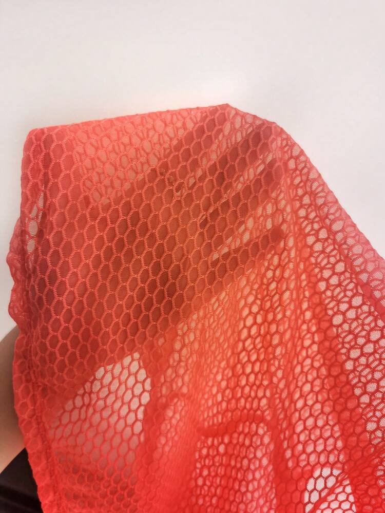 Summer Floral Print Contrast Mesh Tankini