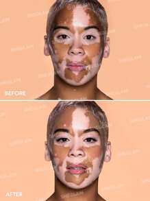 SHEGLAM 全遮瑕粉底霜 Sample-Earth 持久無瑕保濕粉底液 控油 色彩校正 遮瑕膏 無毛孔 遮瑕 不油膩 不結塊 更柔滑的粉底霜 品牌 美容 化妝 化妝品 適合女性與女孩 完美搭配冬季 Y2K 時尚 流行 生日禮物 假期 派對準備就緒 最佳顏色