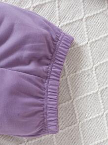 Bluza i spodnie dresowe dla dziewczynki Baby Print z falbanami