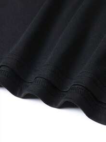 Men Halloween Print Tee - Black - View 5