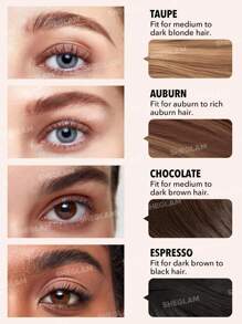 SHEGLAM So Abrowsing Brow Kit-Espresso 3 In 1 Waterproof Eyebrow Gel Pencil Pen Set Extra-Fine Natural Shaping Outlining Filling Eyebrow Makeup Brown Eyebrow - Espresso - View 5