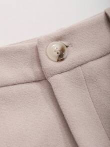 DAZY High Waist Slant Pocket Pants - Apricot - View 8