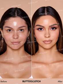 SHEGLAM Skinfinite 保濕粉底液樣品-奶油色無瑕露水粉底液保濕遮瑕隱形毛孔遮瑕無毛孔不油膩輕盈自然柔軟液體粉底液 品牌 美容 化妝 化妝品 適合女性與女孩 完美搭配夏季春季 Y2K 時尚 流行 生日 母親節禮物 假期 派對準備就緒 最佳顏色 - Butterscotch - 查看 2