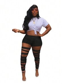 Pantalones de Mujer - Negro - Ver 1