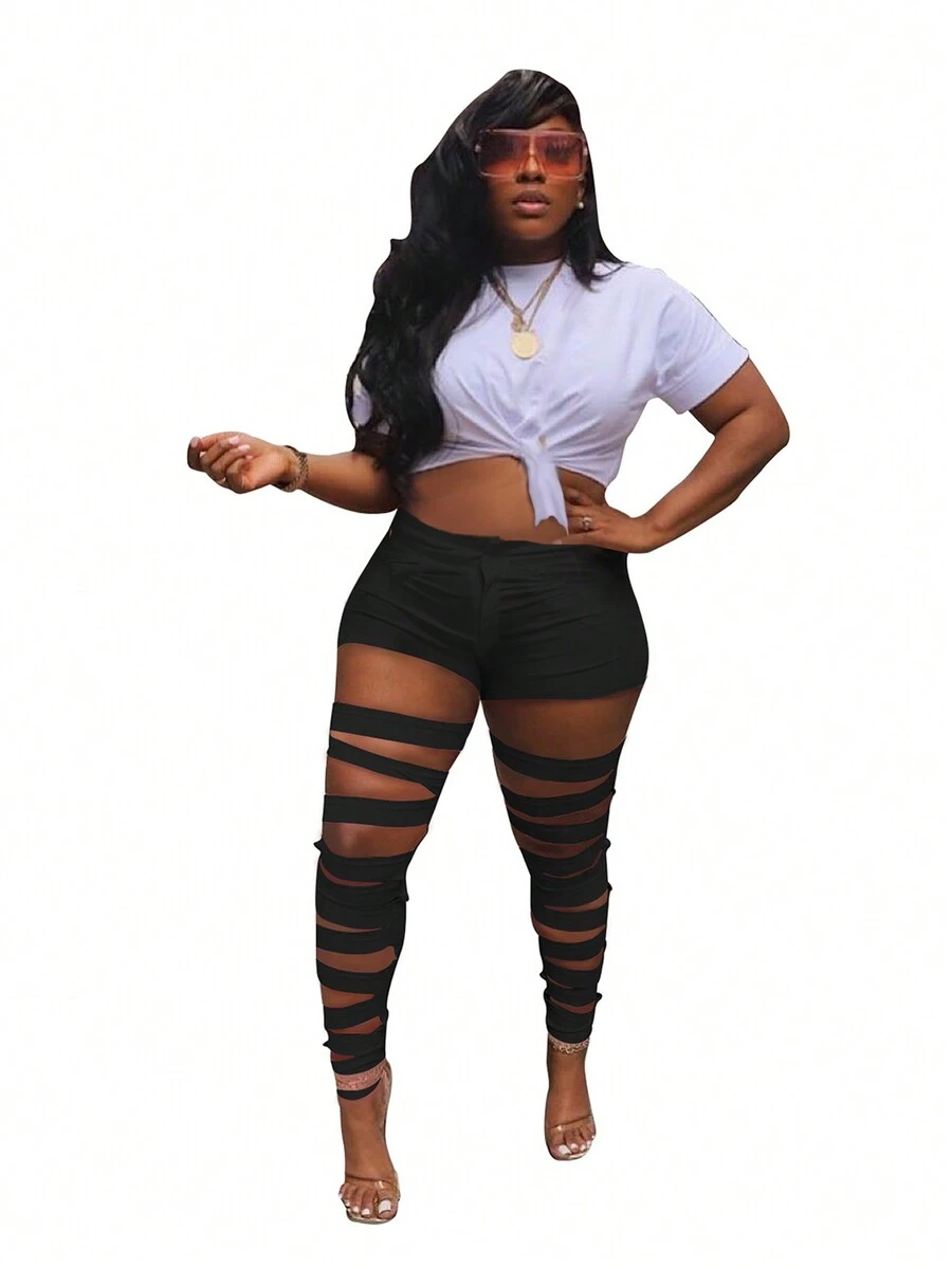 Pantalones de Mujer - Negro - Ver 1