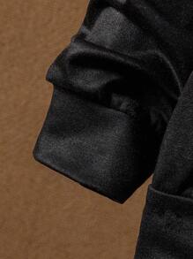 SHEIN 青少年男孩反光3D耳朵设计卫衣 - 彩色 - 查看 7