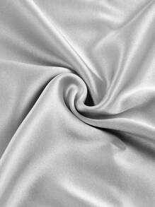 MOTF PREMIUM 1PC One-Sided 22MM SILK PILLOWCASE WITHOUT FILLER - Grey - View 4