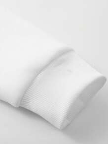 Men's Hooded Sweatshirt, Hot Selling Model Essential For Autumn/Winter, Long Sleeve Top - White - View 6