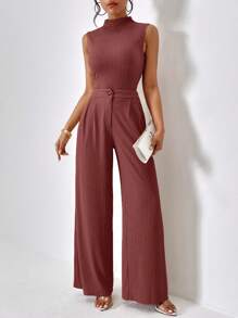 Firerie Cổ giả Áo ba lỗ & Quần ống rộng - Rỉ Nâu - Xem 4