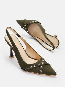 CUCCOO SZL 女士時尚薄高跟鞋