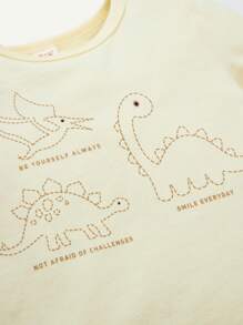 Cozy Pixies 男嬰3入組卡通圖案T恤 - 彩色 - 查看 9