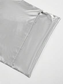 MOTF PREMIUM 1PC One-Sided 22MM SILK PILLOWCASE WITHOUT FILLER - Grey - View 3