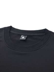 Men Cartoon Graphic Sweatshirt - Black - View 6