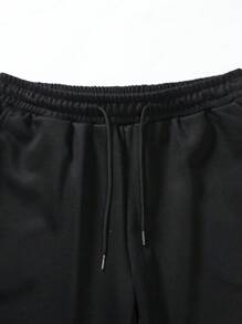 Manfinity LEGND Nam Đồ họa Hoạt hình Dây rút Áo Hoodie & Quần thể thao - màu đen - Xem 5