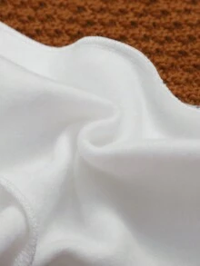 SHEIN 男嬰 3 入組字母圖案保暖運動褲 - 黑與白 - 查看 3