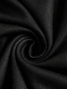 SHEIN ICON Letter & Dragon Print Crop Tee - Yellow - View 3