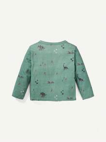 Cozy Pixies 3pcs Baby Boy Cartoon Graphic Tee - Blue - View 5