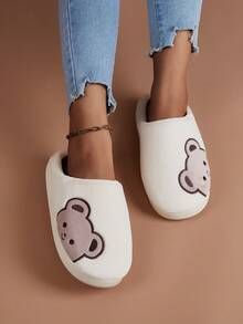可愛卡通舒適女式白宮拖鞋