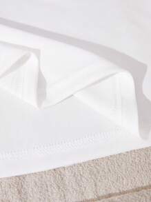 SHEIN LUNE Camiseta con estampado de figura - Blanco - Ver 6