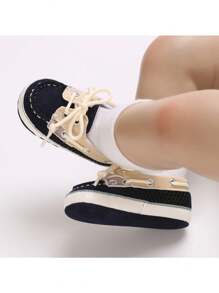 Infant Boys' Comfortable Soft Sole Sports Shoes With Strap For Learning To Walk - Blue - View 3