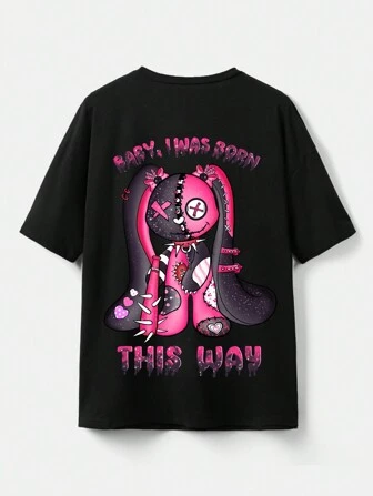 Rosie Slogan Cartoon Graphic Tee, School