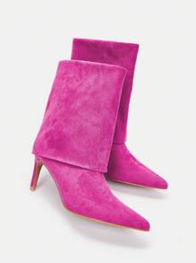 CUCCOO SZL Của phụ nữ Đúng mốt Giày ống - Hồng - Xem 8