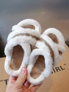 Zapatillas De Estar En Casa Para Niños - Caqui - Ver 2