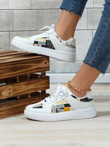 時尚中性街頭風運動鞋 - 彩色 - 查看 2