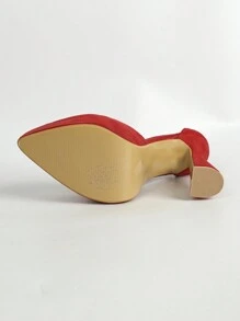 Women's High Heel Shoes - Red - View 3