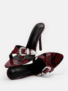 CUCCOO SZL 女性時尚露趾高跟鞋涼鞋適合夏天戶外穿戴