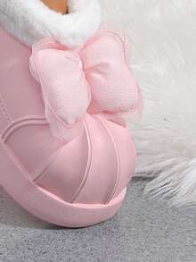 Women's Pink Snow Boots - Pink - View 4