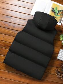 Manfinity Homme Áo khoác có mũ trùm đầu có khóa kéo cho nam - màu đen - Xem 8